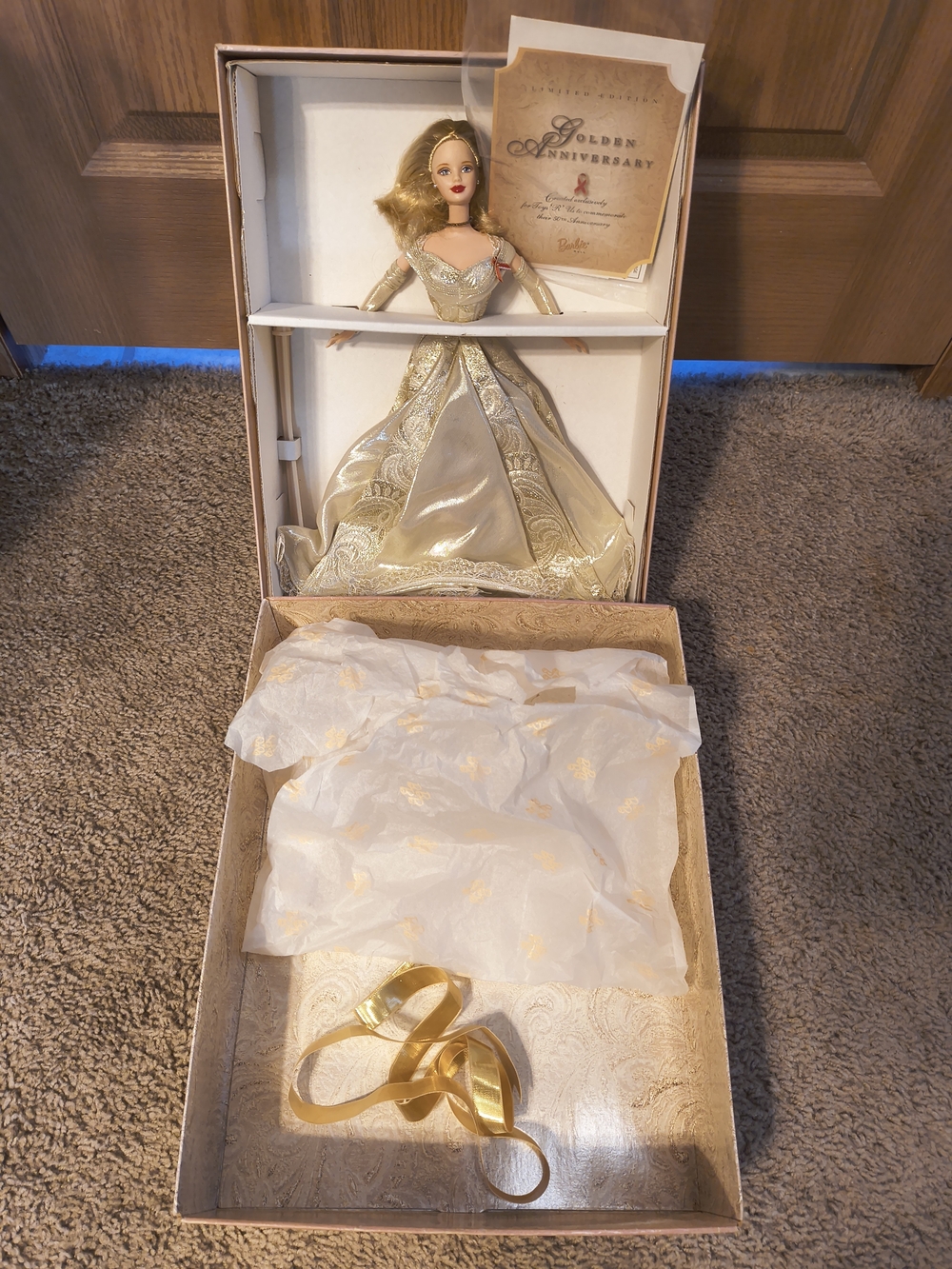 Golden Anniversary Collectible Doll in Gold - Barbie